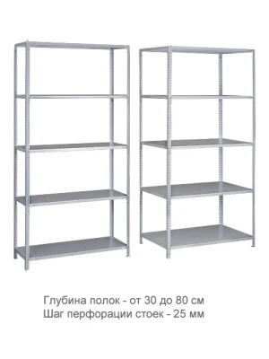 Стеллаж ТС120 (1000х1200х400)/2