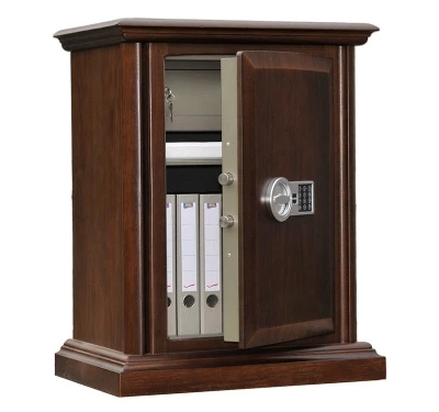 Сейф с отделкой деревом Safewood 78EL Primary Chrome